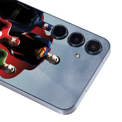 Justice League Standing Pose Team Galaxy A55 5G Skin
