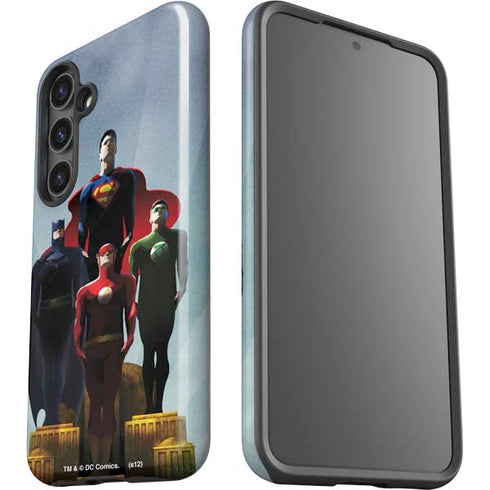 Justice League Standing Pose Team Galaxy S25 Impact Case