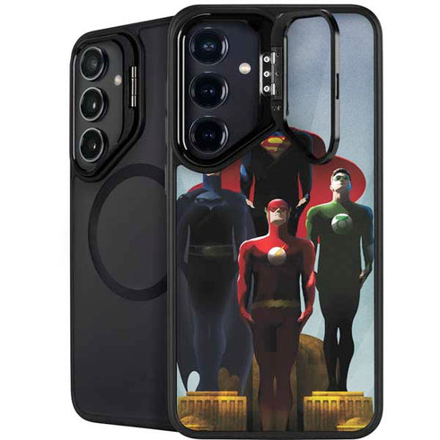 Justice League Standing Pose Team Galaxy S24 Kickstand Case