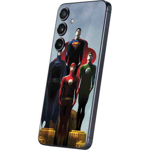 Justice League Standing Pose Team Galaxy S25 Plus Skin
