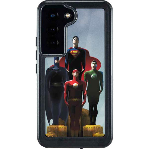 Justice League Standing Pose Team Galaxy S24 Waterproof Case