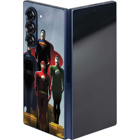 Justice League Standing Pose Team Galaxy Z Fold6 Skin
