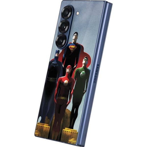 Justice League Standing Pose Team Galaxy Z Fold6 Skin