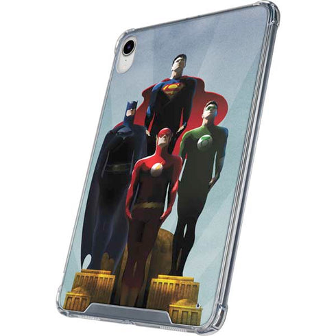 Justice League Standing Pose Team iPad 11th Gen (2025) Clear Case