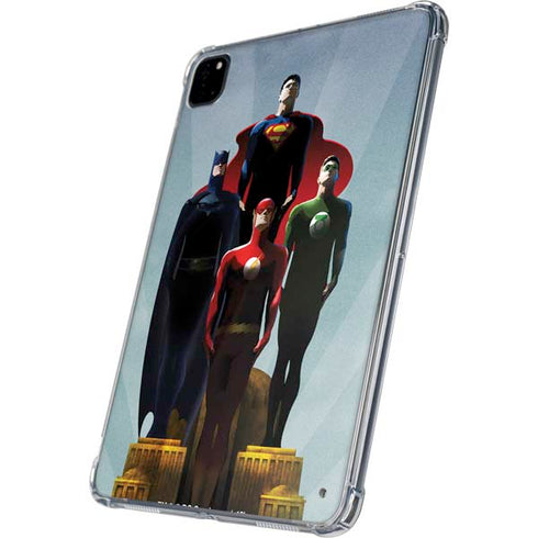 Justice League Standing Pose Team iPad Pro 11in (2024) Clear Case