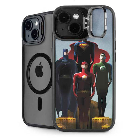 Justice League Standing Pose Team iPhone 13 Kickstand Case