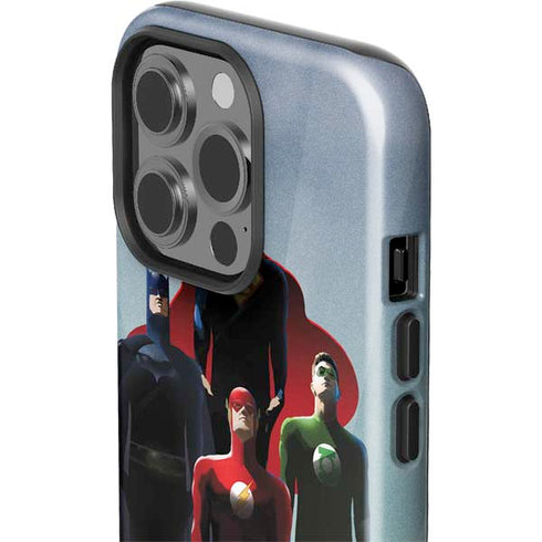 Justice League Standing Pose Team iPhone 15 Pro Impact Case
