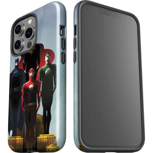 Justice League Standing Pose Team iPhone 15 Pro Impact Case