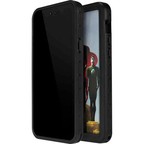 Justice League Standing Pose Team iPhone 15 Pro Waterproof Case