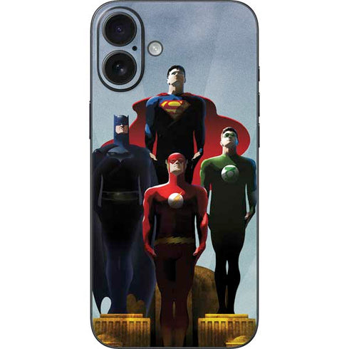 Justice League Standing Pose Team iPhone 16 Plus Skin
