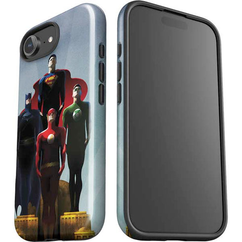 Justice League Standing Pose Team iPhone 16e Impact Case