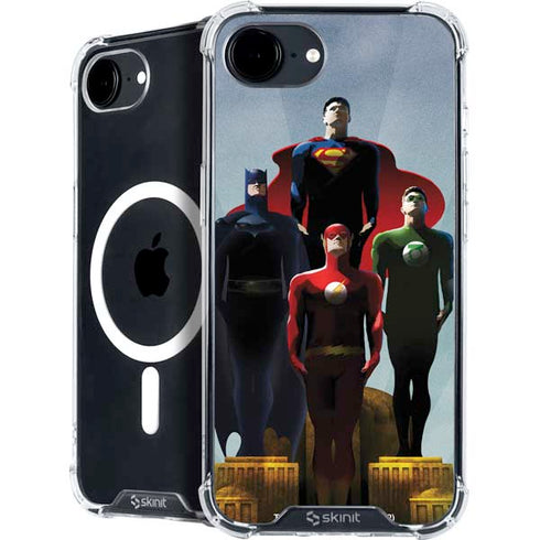 Justice League Standing Pose Team iPhone 16e MagSafe Case