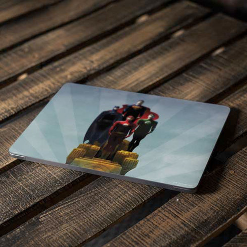 Justice League Standing Pose Team Apple MacBook Air Skin