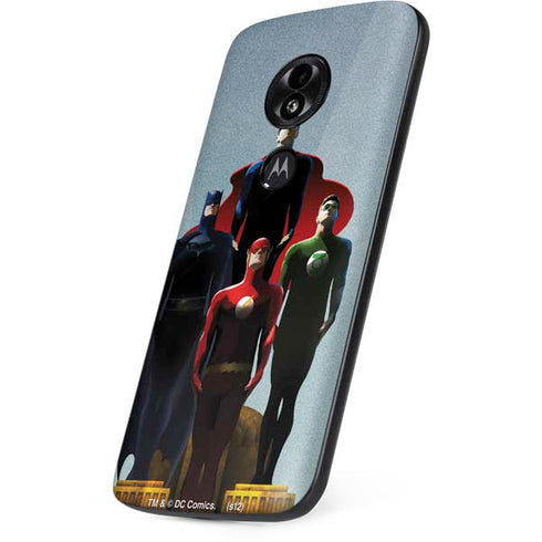 Justice League Standing Pose Team Moto E5 Play Skin