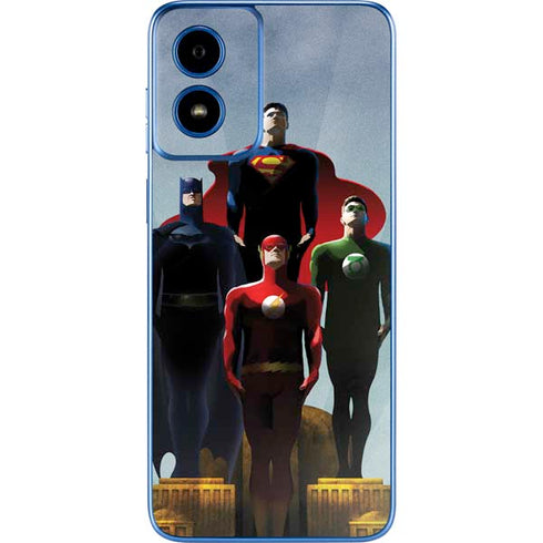 Justice League Standing Pose Team Moto G Play 4G (2024) Skin