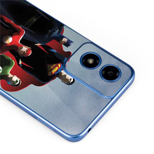 Justice League Standing Pose Team Moto G Play 4G (2024) Skin