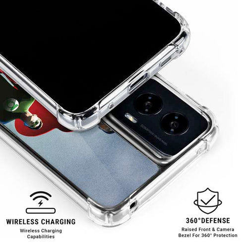 Justice League Standing Pose Team Moto G Power 5G (2024) Clear Case