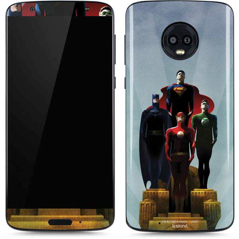 Justice League Standing Pose Team Moto G6 Skin