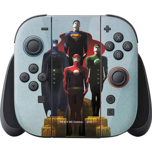 Justice League Standing Pose Team Nintendo Switch 2 (2025) Joy-Con Controller Skin