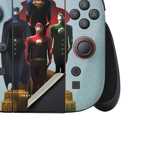 Justice League Standing Pose Team Nintendo Switch 2 (2025) Joy-Con Controller Skin