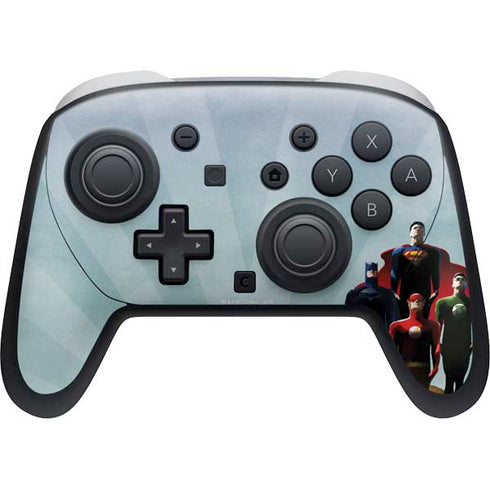 Justice League Standing Pose Team Nintendo Switch 2 (2025) Pro Controller Skin