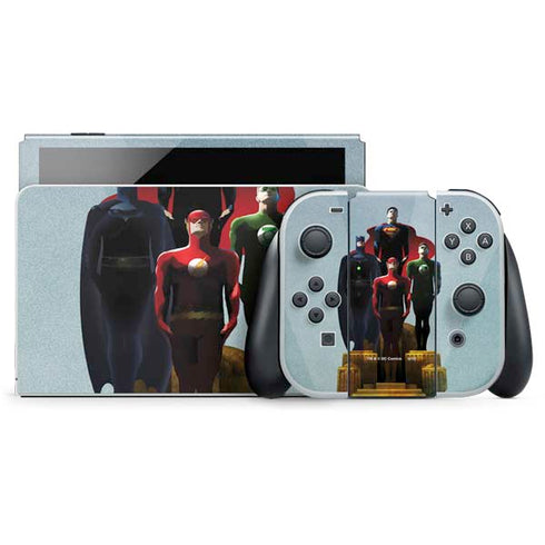 Justice League Standing Pose Team Nintendo Skins