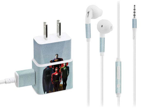 Justice League Standing Pose Team Phone Charger Skin
