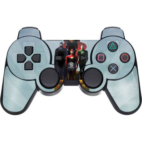 Justice League Standing Pose Team PS3 Dual Shock wireless controller Skin