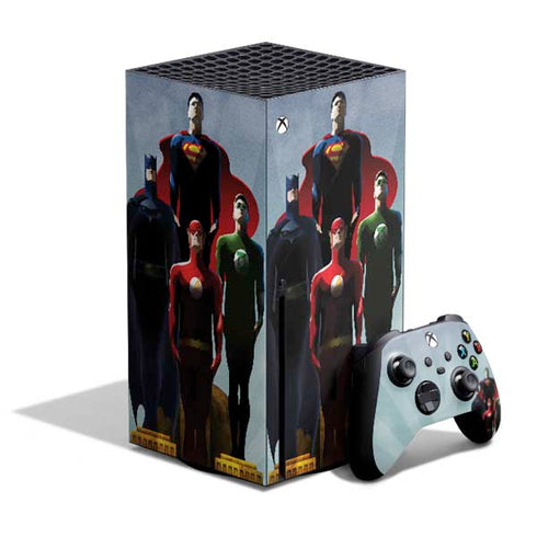 Justice League Standing Pose Team Xbox Series X Bundle Skin