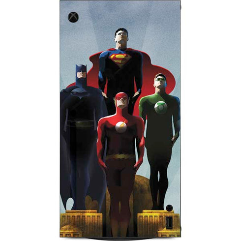 Justice League Standing Pose Team XBox Series X Digital Edition Console Skin