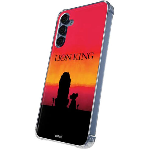 Disney The Lion King Movie Poster Art Galaxy A55 5G Clear Case