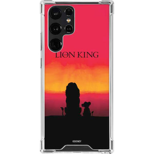 Disney The Lion King Movie Poster Art Galaxy S23 Ultra Clear Case