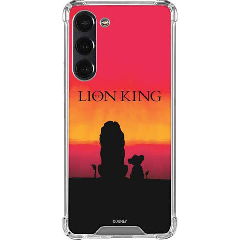 Disney The Lion King Movie Poster Art Galaxy S24 FE Clear Case