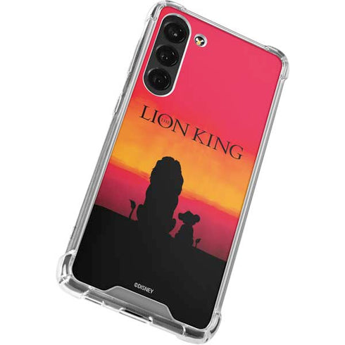 Disney The Lion King Movie Poster Art Galaxy S24 FE Clear Case