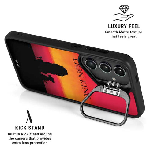 Disney The Lion King Movie Poster Art Galaxy S25 Kickstand Case