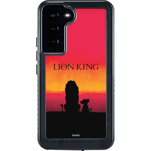 Disney The Lion King Movie Poster Art Galaxy S24 Plus Waterproof Case