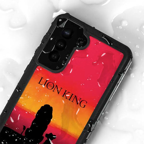 Disney The Lion King Movie Poster Art Galaxy S24 Plus Waterproof Case