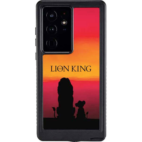 Disney The Lion King Movie Poster Art Galaxy S24 Ultra Waterproof Case