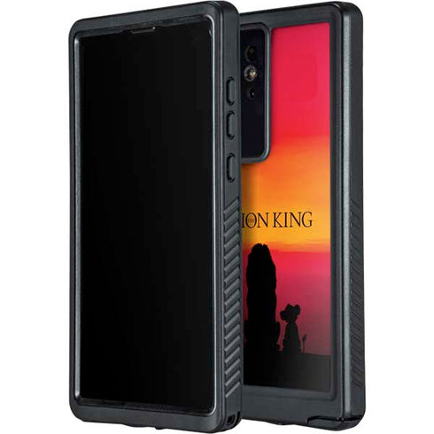 Disney The Lion King Movie Poster Art Galaxy S24 Ultra Waterproof Case