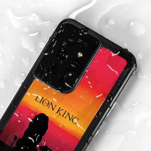Disney The Lion King Movie Poster Art Galaxy S24 Ultra Waterproof Case