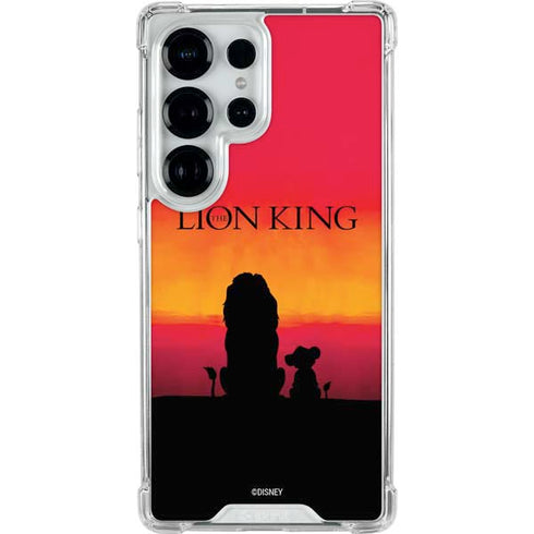 Disney The Lion King Movie Poster Art Galaxy S25 Ultra Clear Case
