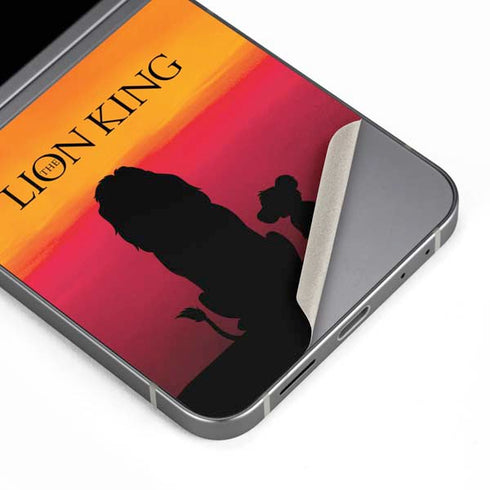 Disney The Lion King Movie Poster Art Galaxy Z Flip6 Skin