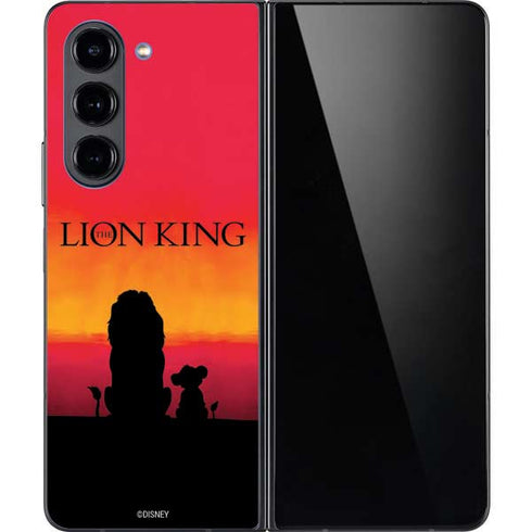 Disney The Lion King Movie Poster Art Galaxy Z Fold5 5G Skin