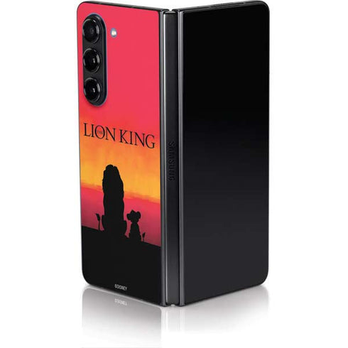 Disney The Lion King Movie Poster Art Galaxy Z Fold5 5G Skin