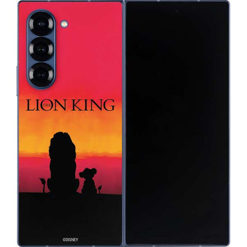 Disney The Lion King Movie Poster Art Galaxy Z Fold6 Skin