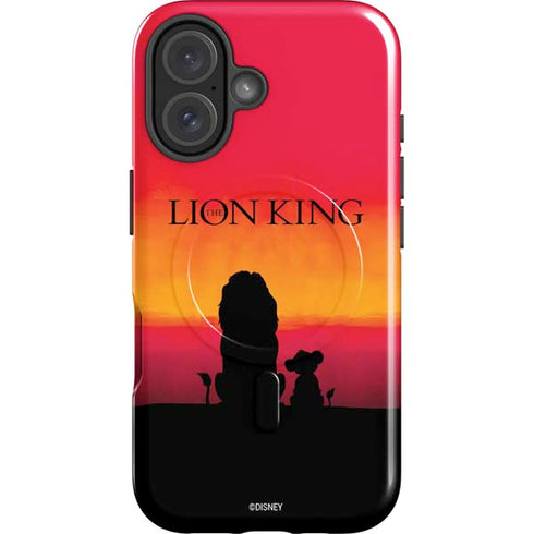 Disney The Lion King Movie Poster Art iPhone 16 Magsafe Impact Case