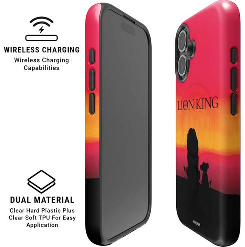 Disney The Lion King Movie Poster Art iPhone 16 Plus Magsafe Impact Case