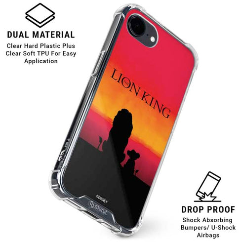 Disney The Lion King Movie Poster Art iPhone 16e Clear Case