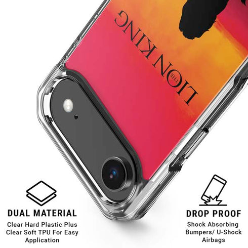 Disney The Lion King Movie Poster Art iPhone 17 Air Clear Case