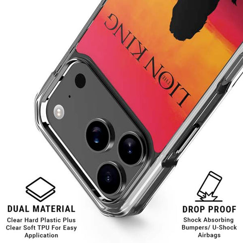 Disney The Lion King Movie Poster Art iPhone 17 Pro Clear Case